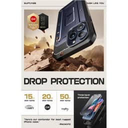 SUPCASE For iPhone 15 Pro Case 6.1" (2023 Release) UB Pro Full-Body Rugged Heavy Duty Rugged Case with Built-in Screen Protector