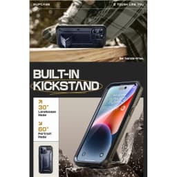 SUPCASE For iPhone 15 Pro Case 6.1" (2023 Release) UB Pro Full-Body Rugged Heavy Duty Rugged Case with Built-in Screen Protector