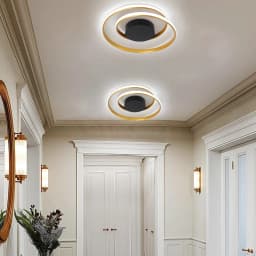 New Design Dimming LED Chandelier Light Remote Ceiling Lamp Gold White Black Body AC90-260V Chandeliers Fixtures For Bedroom