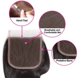 AliPearl Hair Transparent Lace 6x6 Closure Brazilian Body Wave Human Hair Pre Plucked with Body Hair Body Wave 6x6 Lace Closure