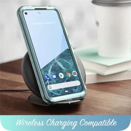 For Google Pixel 5 Case (2020 Release) I-BLASON Cosmo Full-Body Glitter Marble Bumper Case Cover with Built-in Screen Protector