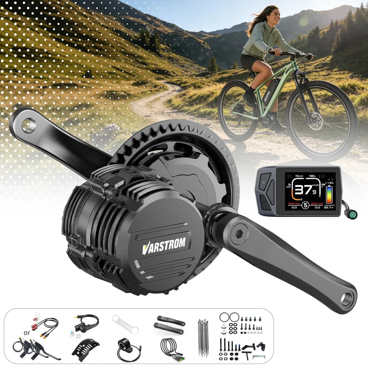 Tongsheng TSDZ16 1000W TSDZ 750W TSDZ2B 500W 250W Motor Mid Drive Torque Sensor Bicycle Electric Bike Conversion Kit 68-73mm