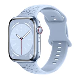 Engraved Band for Apple Watch 44MM 49mm 40mm 41 45mm 38/42mm Leopard Silicone Sport Strap for IWatch Series Ultra 8 7 6 SE 5 4 3