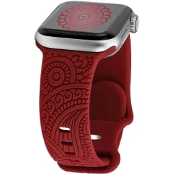 Engraved Band for Apple Watch 44MM 49mm 40mm 41 45mm 38/42mm Leopard Silicone Sport Strap for IWatch Series Ultra 8 7 6 SE 5 4 3