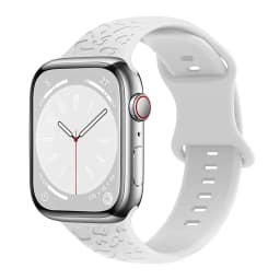 Engraved Band for Apple Watch 44MM 49mm 40mm 41 45mm 38/42mm Leopard Silicone Sport Strap for IWatch Series Ultra 8 7 6 SE 5 4 3