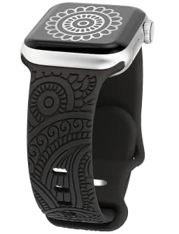 Engraved Band for Apple Watch 44MM 49mm 40mm 41 45mm 38/42mm Leopard Silicone Sport Strap for IWatch Series Ultra 8 7 6 SE 5 4 3