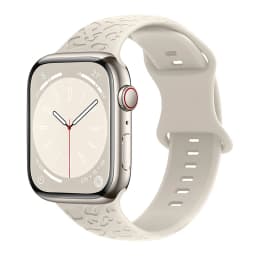 Engraved Band for Apple Watch 44MM 49mm 40mm 41 45mm 38/42mm Leopard Silicone Sport Strap for IWatch Series Ultra 8 7 6 SE 5 4 3