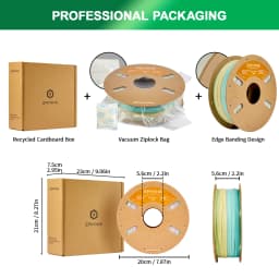 Eryone 1KG Glow In The Dark PLA Filament Premium 3D Print 1.75mm (Absorbs Sunlight or Daylight), PLA Filament Glow in The Dark