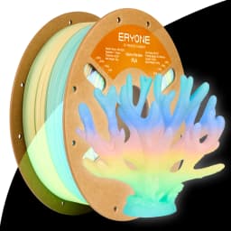 Eryone 1KG Glow In The Dark PLA Filament Premium 3D Print 1.75mm (Absorbs Sunlight or Daylight), PLA Filament Glow in The Dark