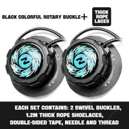 Automatic Shoelaces Without ties Swivel Buckle Elastic Laces Sneakers Adult Kids No Tie Shoe laces Thick Round Shoelace 1Pair