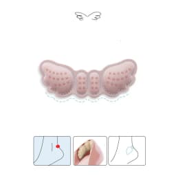 1Pair High Heel Insoles Butterfly Adjust Size Heel Liner Grips Protector Sticker Heel Pad Foot Care Anti Keep Abreast Heel Pads