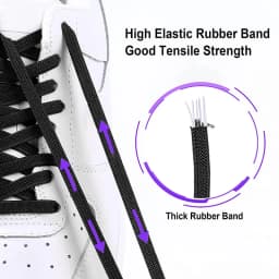 Capsule Lock No Tie Shoe laces Tennis Laces Without ties Adult Kids Sneakers Elastic Shoelaces Rubber Bands for Shoes Accesories