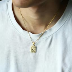 Trendy Gold Color A-Z Letters Pendant Necklace For Women Men Name Choker Stainless Steel Multi Chains 18inch Dropshipping
