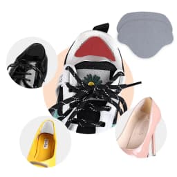 4pcs Insoles Patch Heel Pads for Sport Shoes Adjustable Size Antiwear Feet Pad Cushion Insert Insole Heel Protector Back Sticker