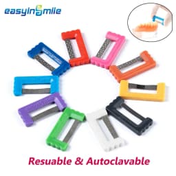 Easyinsmile Orthodontic Stripping IPR Dental Kit Interproximal Reduction Strips Polish Tooth Enamel Reduce Serrated Saw