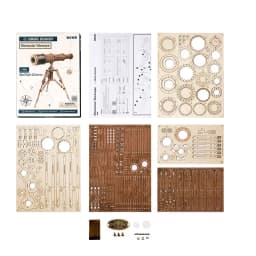 Robotime Monocular Telescope 3D Wooden Puzzle Game Assembly Toys for Adult Birthday Gift