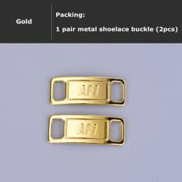 AF1 Shoelace Buckle Metal Shoelaces Shoe Accessories Metal Lace Lock Sneaker Kits Lace Buckle Air Force One Shoe decoration
