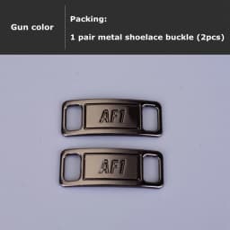AF1 Shoelace Buckle Metal Shoelaces Shoe Accessories Metal Lace Lock Sneaker Kits Lace Buckle Air Force One Shoe decoration