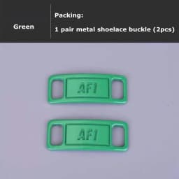 AF1 Shoelace Buckle Metal Shoelaces Shoe Accessories Metal Lace Lock Sneaker Kits Lace Buckle Air Force One Shoe decoration