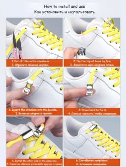 New Magnetic Lock Shoelaces Elastic No tie Shoe laces Rainbow Sneakers Laces Kids Adult Lazy Shoelace One Size Fits All Shoes