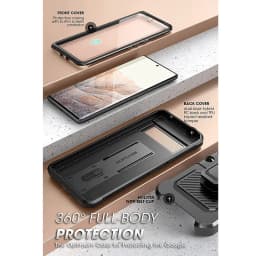 For Google Pixel 7 Case (2022) 5G SUPCASE UB Pro Full-Body Rugged Holster & Kickstand Case with Built-in Screen Protector