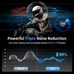 2pcs Fodsports M1-S Pro Motorcycle Helmet Intercom,Helmet Bluetooth Headset,10 Riders 2000M Interphone