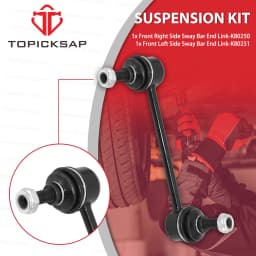 TOPICKSAP 12pcs Front Suspension Kits Upper Lower Control Arm Sets for MAZDA 6 2003 2004 2005 2006 2007 2008