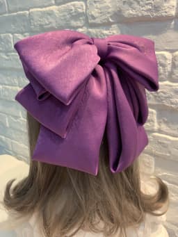Fashion Pink Big Bow Hairpin Women's Bows Hair Accessories Long Ribbon Hair Clip for Girls Sweets Four-layer Satin Chiffon Bow