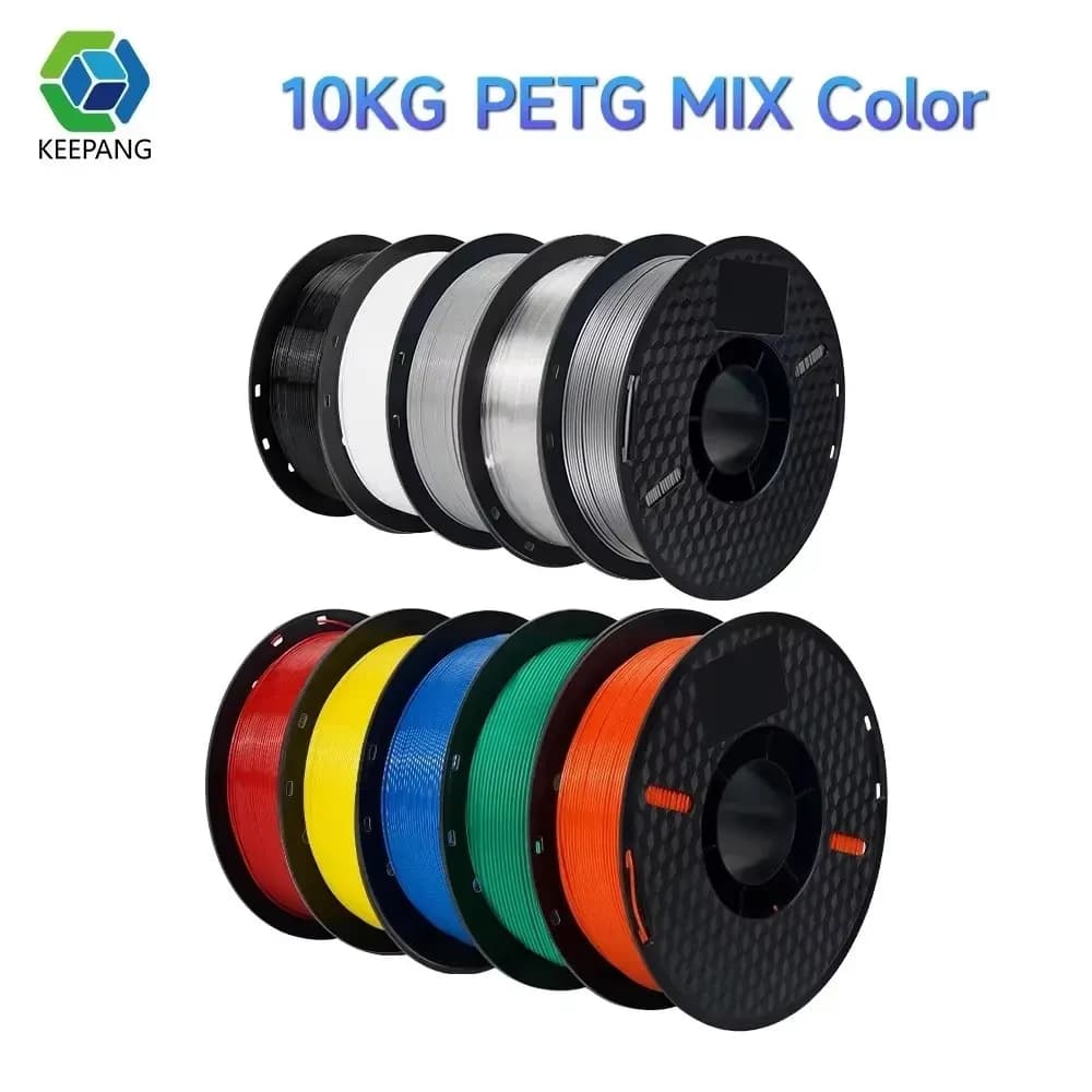 10KG/22LBS 1.75mm PETG Filament for 3D Printer Plastic Material Clogging Free Non-Toxic PETG 3D Filament Consumables for Ender 3