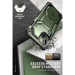 For iPhone 14 (2022)/For iPhone 13 (2021) 6.1" Case I-BLASON Armorbox Full-Body Rugged Case with Built-in Screen Protector