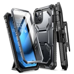 For iPhone 14 (2022)/For iPhone 13 (2021) 6.1" Case I-BLASON Armorbox Full-Body Rugged Case with Built-in Screen Protector