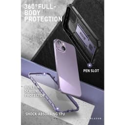 For iPhone 14 (2022)/For iPhone 13 (2021) 6.1" Case I-BLASON Armorbox Full-Body Rugged Case with Built-in Screen Protector