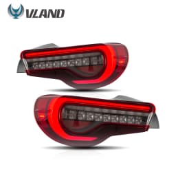 VLAND Tail Lights Assembly For Toyota 86 2012-UP Tail Lamp For Subaru BRZ/Scion FRS 2012-2019 With Moving Turn Signal Light