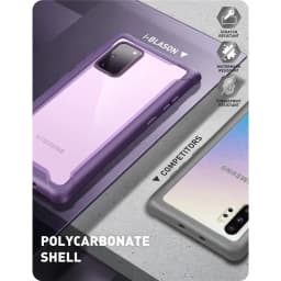 For Samsung Galaxy S20 FE 5G Case (2020) I-BLASON Ares Full-Body Rugged Clear Bumper Cover Case WITH Built-in Screen Protector