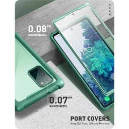 For Samsung Galaxy S20 FE 5G Case (2020) I-BLASON Ares Full-Body Rugged Clear Bumper Cover Case WITH Built-in Screen Protector