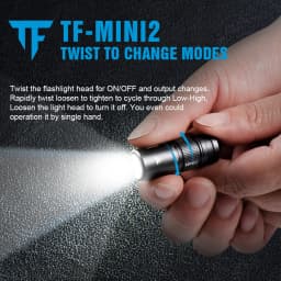 Trustfire Mini2 Mini Edc Flashlight Usb Rechargeable 220 Lumens Kechain 2 Switch Modes With Indicator Led Flash Light Torch Lamp