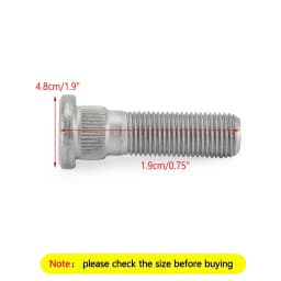 Areyourshop 6pcs Front Wheel Stud Kit Fit For Nissan Patrol GQ Y60 GU Y61 MQ For Ford Maverick 40222C6000 Car Auto Parts