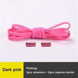 No Tie Shoelaces Semicircle Elastic Shoe Laces Kids and Adult Metal Lock Sneakers Shoelace Boot Lazy Laces Shoe Strings