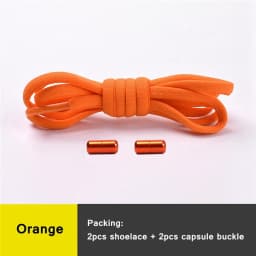No Tie Shoelaces Semicircle Elastic Shoe Laces Kids and Adult Metal Lock Sneakers Shoelace Boot Lazy Laces Shoe Strings
