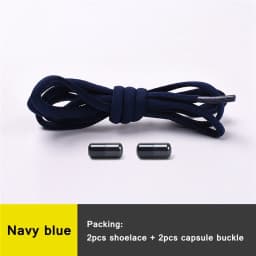 No Tie Shoelaces Semicircle Elastic Shoe Laces Kids and Adult Metal Lock Sneakers Shoelace Boot Lazy Laces Shoe Strings