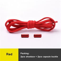 No Tie Shoelaces Semicircle Elastic Shoe Laces Kids and Adult Metal Lock Sneakers Shoelace Boot Lazy Laces Shoe Strings