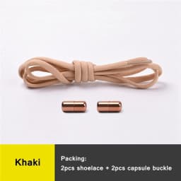 No Tie Shoelaces Semicircle Elastic Shoe Laces Kids and Adult Metal Lock Sneakers Shoelace Boot Lazy Laces Shoe Strings