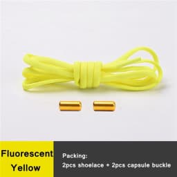 No Tie Shoelaces Semicircle Elastic Shoe Laces Kids and Adult Metal Lock Sneakers Shoelace Boot Lazy Laces Shoe Strings