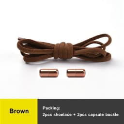 No Tie Shoelaces Semicircle Elastic Shoe Laces Kids and Adult Metal Lock Sneakers Shoelace Boot Lazy Laces Shoe Strings