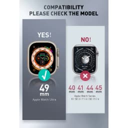 I-BLASON For Apple Watch Ultra 4/3/2/1 Case 49mm Armorbox Rugged Watch Band with 2Set Built-in Tempered Glass Screen Protector