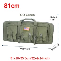 LQARMY 81 97 106 122cm Tactical Gun Bag Double Rifle Case Molle Rifle Bag Sniper Airsoft Gun Case Backpack Hunting Gun Holster