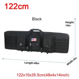 LQARMY 81 97 106 122cm Tactical Gun Bag Double Rifle Case Molle Rifle Bag Sniper Airsoft Gun Case Backpack Hunting Gun Holster