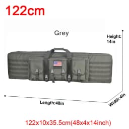 LQARMY 81 97 106 122cm Tactical Gun Bag Double Rifle Case Molle Rifle Bag Sniper Airsoft Gun Case Backpack Hunting Gun Holster
