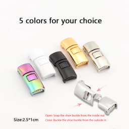 Rainbow Elastic Laces Sneakers Flats Cross buckle No Tie Shoelaces Adults Kids Fashion Glitter Rubber Shoelace Shoe Accessories