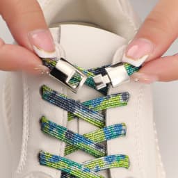 Rainbow Elastic Laces Sneakers Flats Cross buckle No Tie Shoelaces Adults Kids Fashion Glitter Rubber Shoelace Shoe Accessories